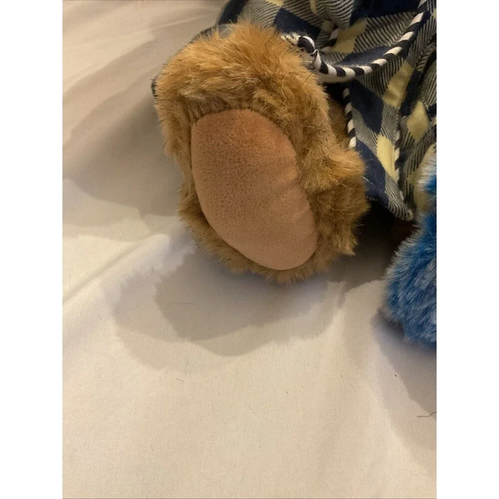 Vintage Vermont Teddy Bear Feel Better Bear  Articulated NIB W/Robe And Slippers